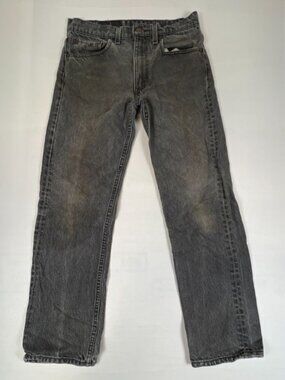 Vintage 90s Levis 505 Black Denim Jeans Mens W32 L30 Regular Fit